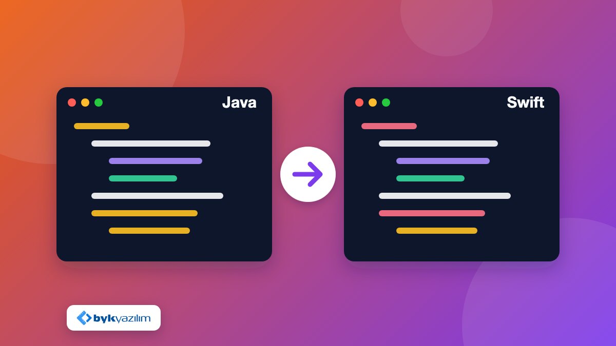 Swift Replacing Java
